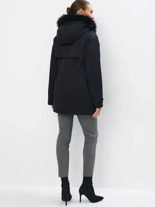 Jacken, Mäntel>MOHITO e Parka mit Kapuze und Kunstfell Schwarz