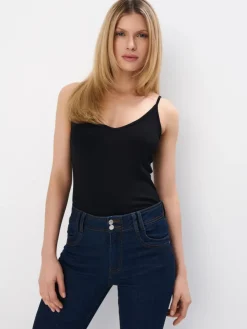T-shirts, Tops>MOHITO es Top aus Viskose Schwarz