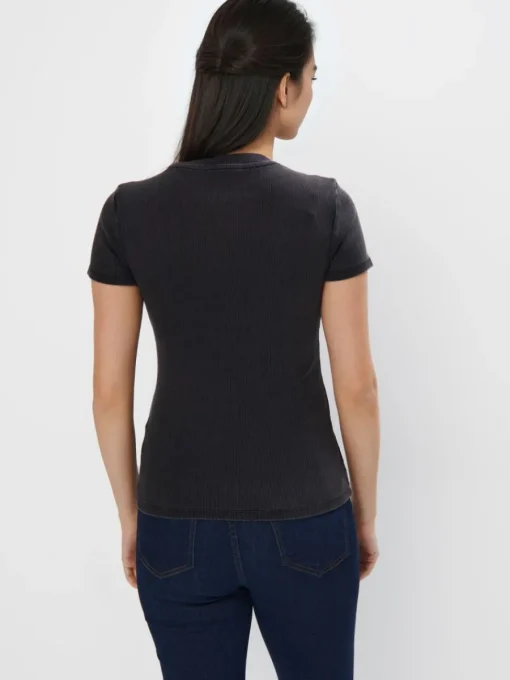 T-shirts, Tops>MOHITO es T-Shirt mit Baumwolle Schwarz