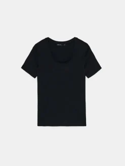 T-shirts, Tops></noscript>MOHITO es T-Shirt mit Viskose Schwarz