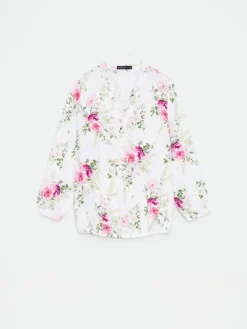 Blusen, Hemden></noscript>MOHITO Shirt Aus Viskose Weiu00df