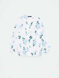 Blusen, Hemden></noscript>MOHITO Shirt Aus Viskose Blau