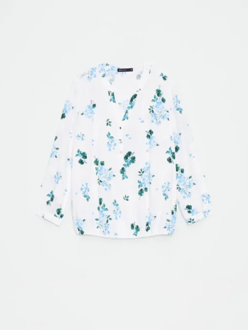 Blusen, Hemden>MOHITO Shirt Aus Viskose Blau