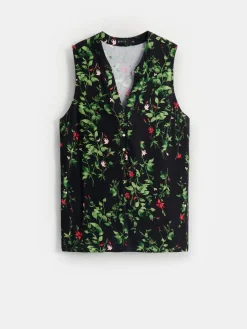 Blusen, Hemden></noscript>MOHITO Shirt Aus Viskose Schwarz