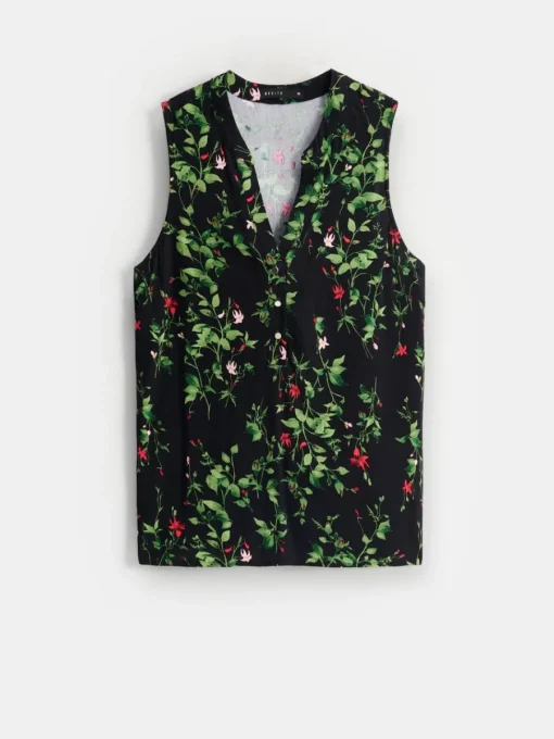 Blusen, Hemden>MOHITO Shirt Aus Viskose Schwarz
