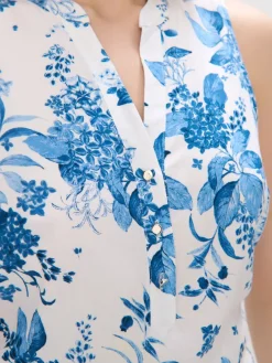 Blusen, Hemden></noscript>MOHITO Shirt Aus Viskose Navy
