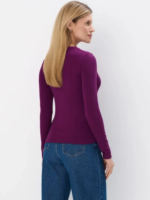 Blusen, Hemden>MOHITO Shirt Aus Viskose Dunkelviolett