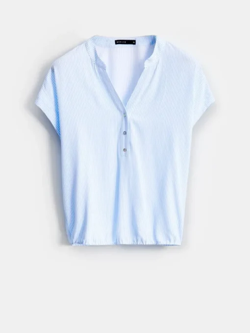 Blusen, Hemden>MOHITO Shirt Aus Viskose Blau