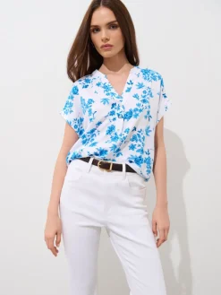 Blusen, Hemden>MOHITO Shirt Aus Viskose Blau