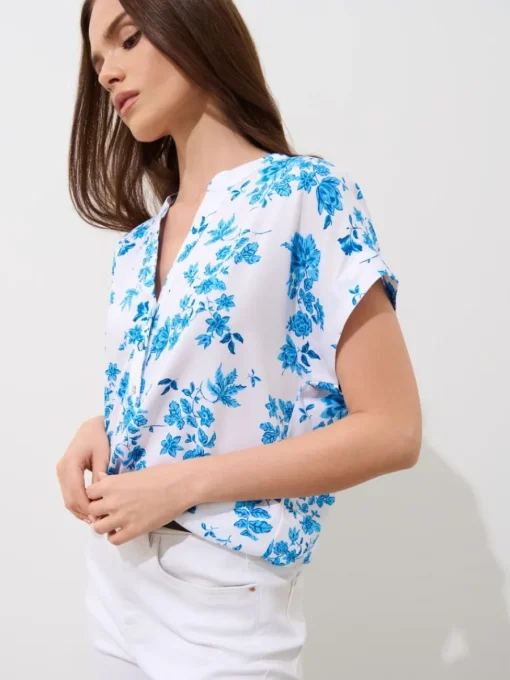 Blusen, Hemden>MOHITO Shirt Aus Viskose Blau