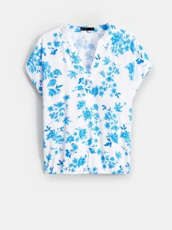 Blusen, Hemden></noscript>MOHITO Shirt Aus Viskose Blau