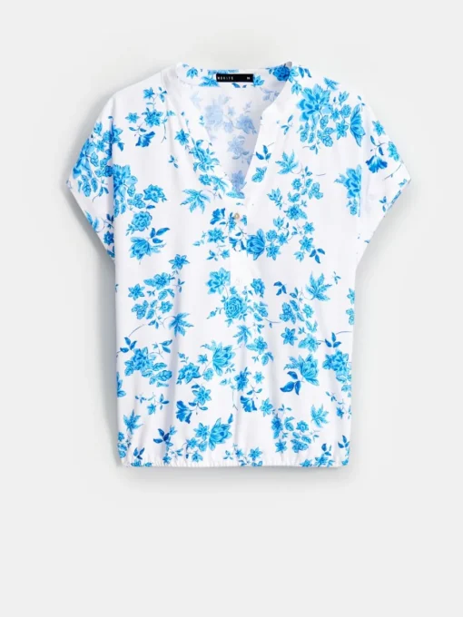 Blusen, Hemden>MOHITO Shirt Aus Viskose Blau