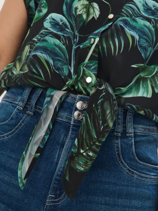 Blusen, Hemden>MOHITO Shirt Aus Viskose Schwarz