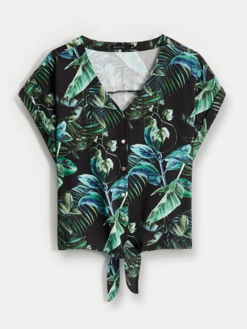 Blusen, Hemden>MOHITO Shirt Aus Viskose Schwarz