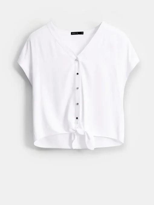 Blusen, Hemden>MOHITO Shirt Aus Viskose Weiu00df