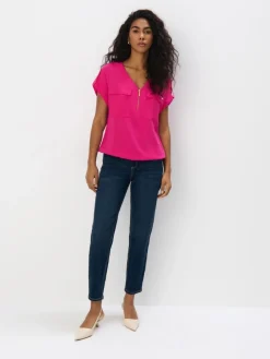 Am Häufigsten Ausgewählt|Blusen, Hemden>MOHITO Shirt Aus Viskose Pink