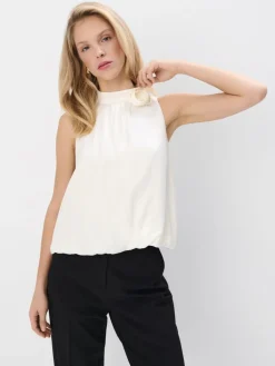 Blusen, Hemden>MOHITO Shirt Aus Viskose Creme
