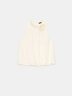 Blusen, Hemden></noscript>MOHITO Shirt Aus Viskose Creme
