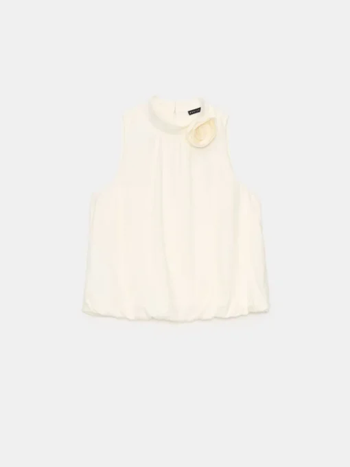 Blusen, Hemden>MOHITO Shirt Aus Viskose Creme