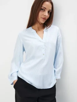 Blusen, Hemden>MOHITO Shirt Aus Viskose Blau