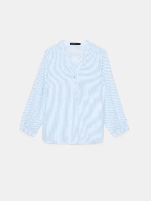 Blusen, Hemden>MOHITO Shirt Aus Viskose Blau