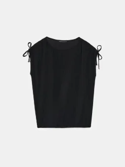 Blusen, Hemden></noscript>MOHITO Shirt Aus Viskose Schwarz