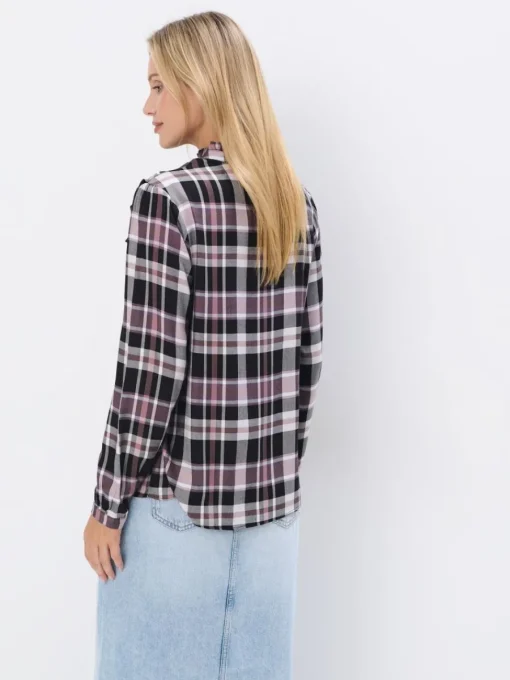 Blusen, Hemden>MOHITO Shirt Aus Viskose Dunkelviolett