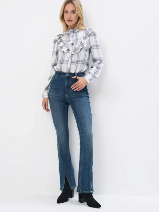 Blusen, Hemden>MOHITO Shirt Aus Viskose Creme