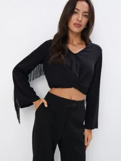 Blusen, Hemden>MOHITO Shirt Aus Viskose Schwarz
