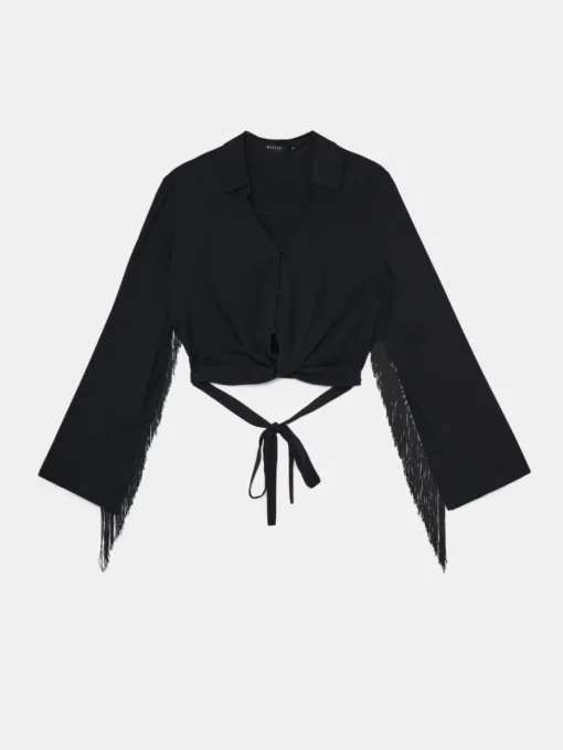 Blusen, Hemden>MOHITO Shirt Aus Viskose Schwarz