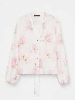 Blusen, Hemden></noscript>MOHITO Shirt Aus Viskose Weiu00df