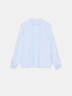 Blusen, Hemden></noscript>MOHITO Shirt aus Viskose in Hell Blau