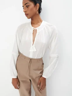Blusen, Hemden>MOHITO Shirt mit hohem Viskoseanteil Creme