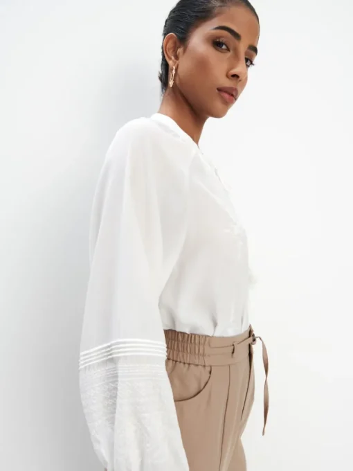 Blusen, Hemden>MOHITO Shirt mit hohem Viskoseanteil Creme