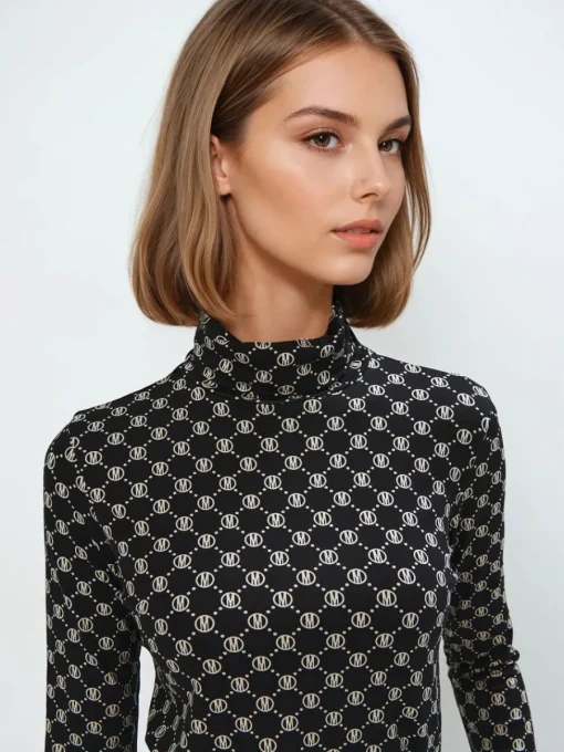 Blusen, Hemden>MOHITO Shirt mit hohem Viskoseanteil Schwarz