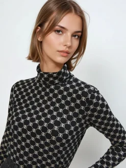 Blusen, Hemden></noscript>MOHITO Shirt mit hohem Viskoseanteil Schwarz