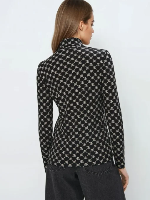 Blusen, Hemden>MOHITO Shirt mit hohem Viskoseanteil Schwarz