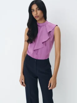 Blusen, Hemden>MOHITO Shirt mit hohem Viskoseanteil Violett