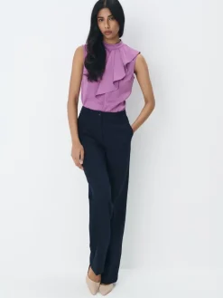 Blusen, Hemden>MOHITO Shirt mit hohem Viskoseanteil Violett
