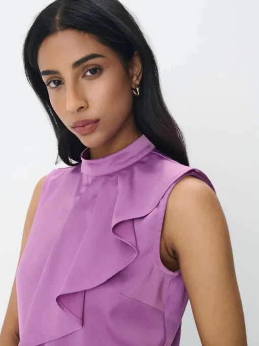 Blusen, Hemden>MOHITO Shirt mit hohem Viskoseanteil Violett