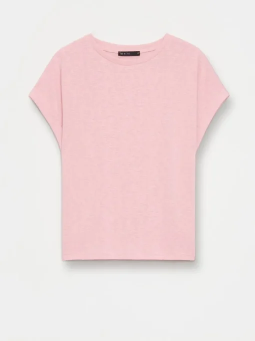 Blusen, Hemden>MOHITO Shirt mit Kurzen Ärmeln Pastellrosa
