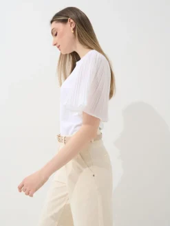 Blusen, Hemden>MOHITO Shirt mit Kurzen Ärmeln Weiu00df