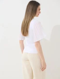 Blusen, Hemden></noscript>MOHITO Shirt mit Kurzen Ärmeln Weiu00df