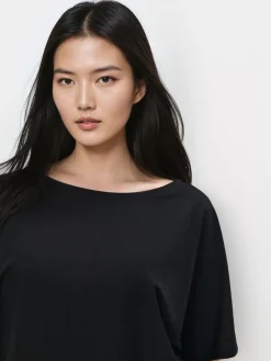 Am Häufigsten Ausgewählt|Blusen, Hemden></noscript>MOHITO Shirt mit Kurzen Ärmeln Schwarz