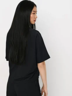 Am Häufigsten Ausgewählt|Blusen, Hemden></noscript>MOHITO Shirt mit Kurzen Ärmeln Schwarz