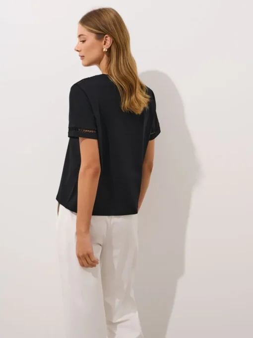 Am Häufigsten Ausgewählt|T-shirts, Tops>MOHITO Shirt mit Kurzen Ärmeln Schwarz