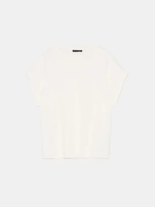Blusen, Hemden>MOHITO Shirt mit Kurzen Ärmeln Creme