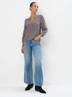 Blusen, Hemden>MOHITO Shirt mit V-Ausschnitt Pink