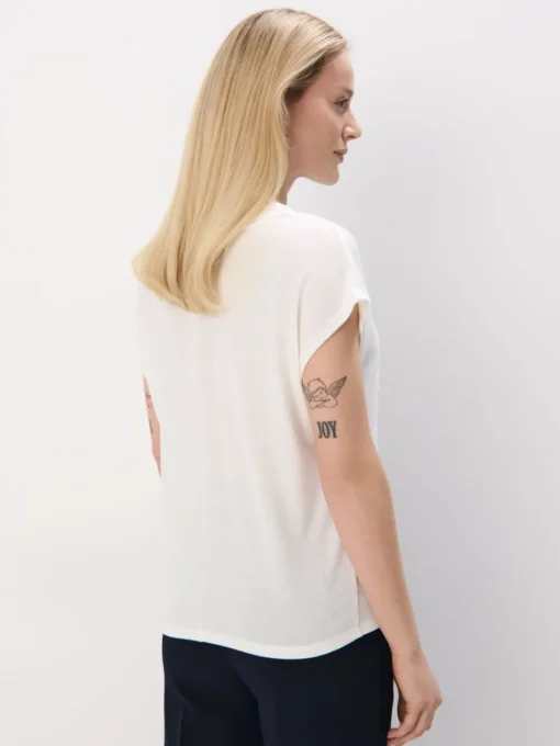 Blusen, Hemden>MOHITO Shirt mit V-Ausschnitt Creme