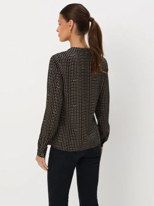 Blusen, Hemden>MOHITO Shirt mit V-Ausschnitt Schwarz